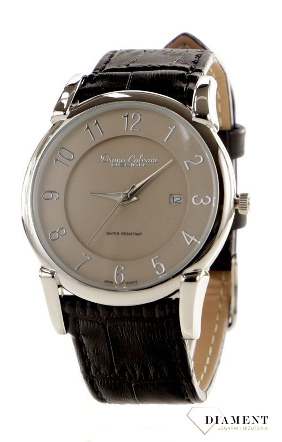 Zegarek męski Bruno Calvani BC2585 SILVER na czarnym pasku.jpg